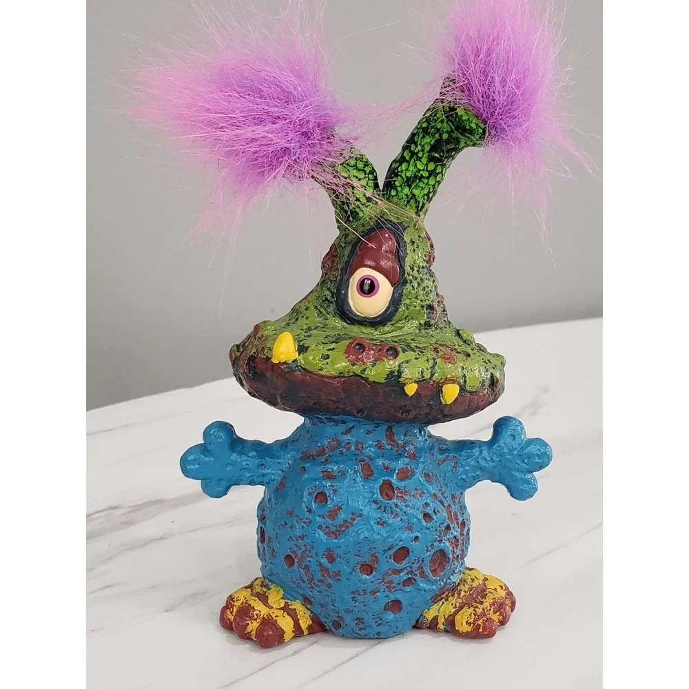 Vintage 1993 Russ Cosmic Critter Purple Feelie Greeble Monster Troll Alien‎ Toy